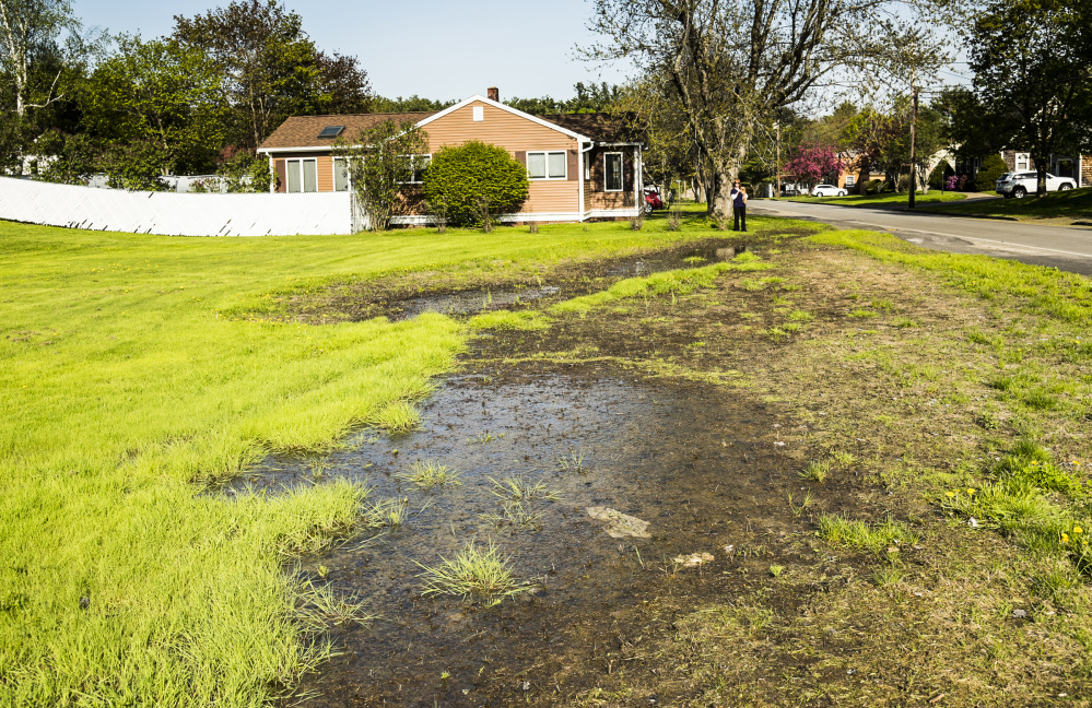 standing water drainage issues