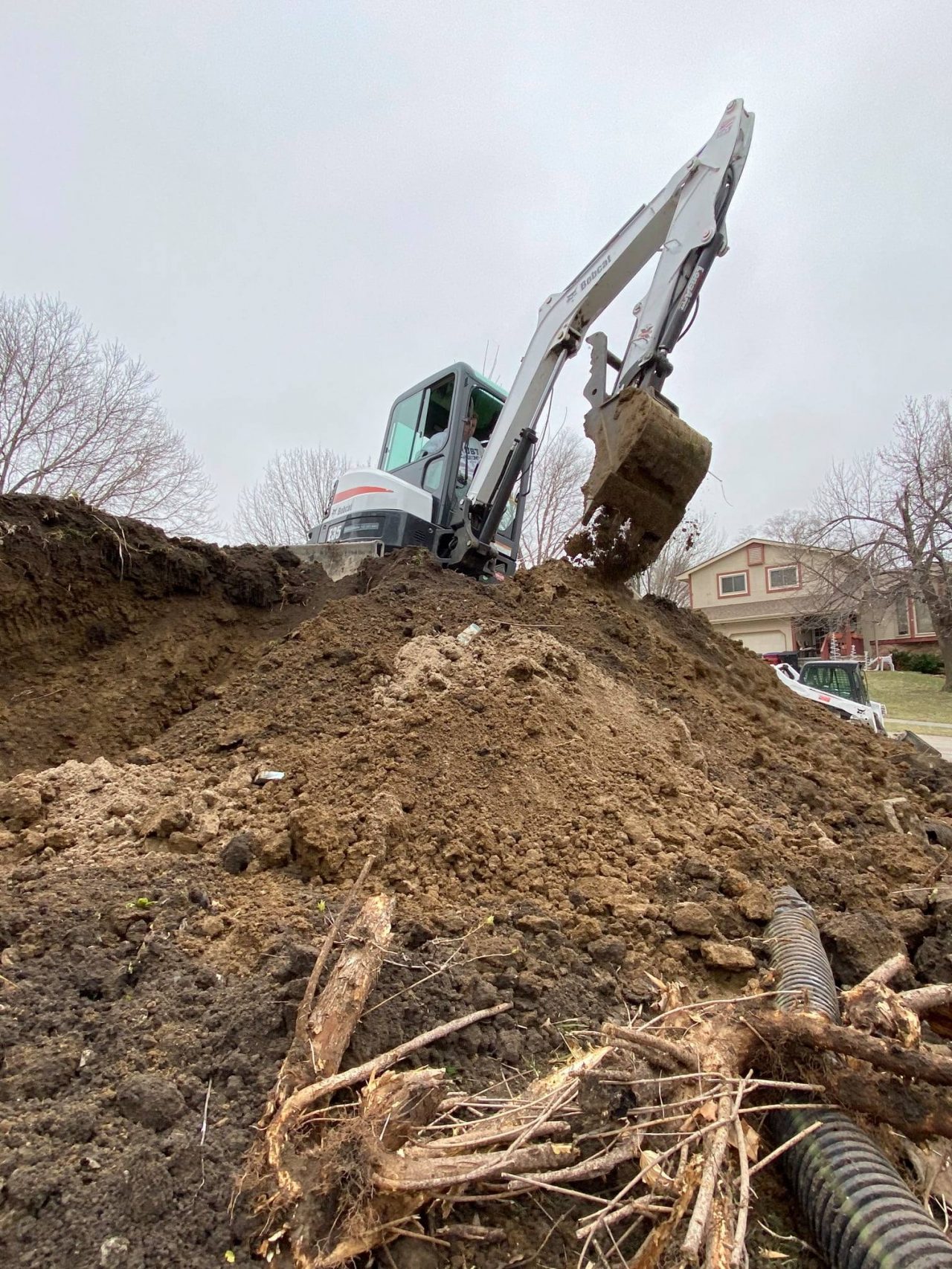 Residential Excavation Services Joseph Faust Enterprises LLC Lawn
